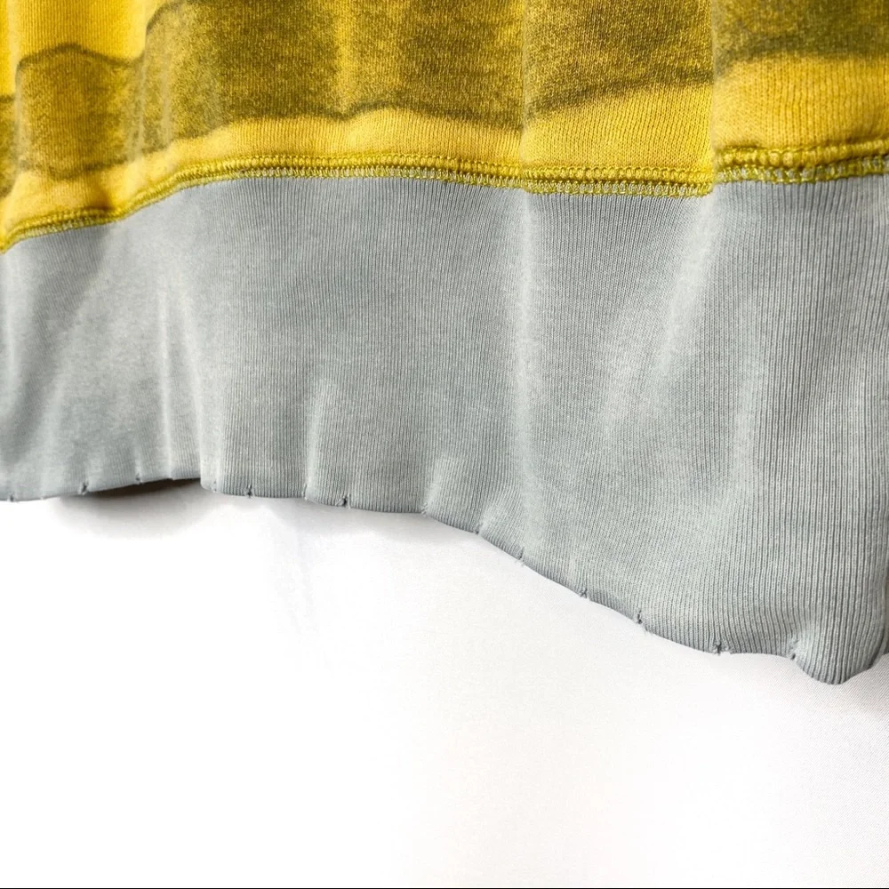 We The Free Yellow Striped Lion Sweater Large - Picture 3 of 9